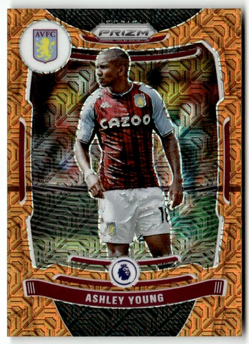 Ashley Young 2021 Panini Prizm Orange Mojo Prizm