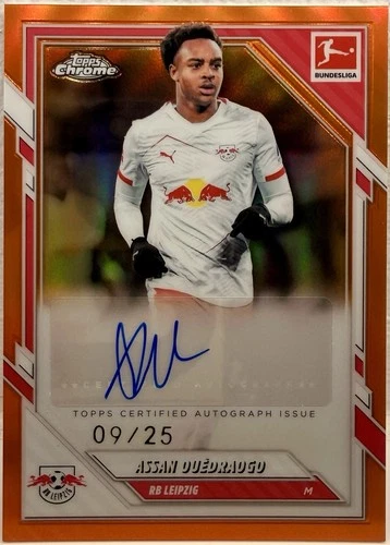 Assan Ouedraogo 2025 Topps Chrome Bundesliga /25