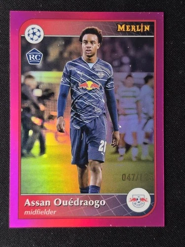 Assan Ouedraogo 2024 Topps Chrome Merlin Pink /125