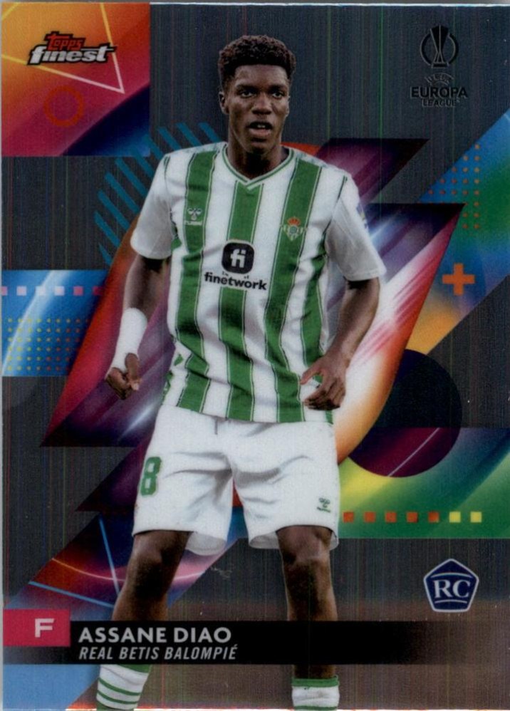 Assane Diao 2023 Topps Finest UEFA Club Competitions