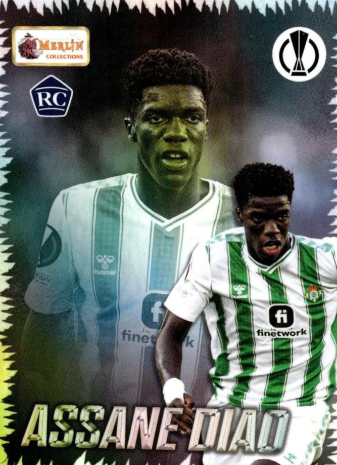 Assane Diao 2023 Topps Merlin Heritage UEFA Club Competitions