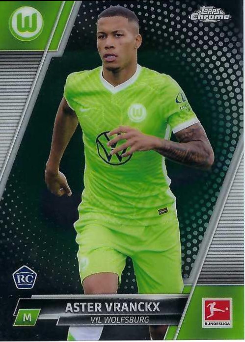 Aster Vranckx 2021 Topps Chrome Bundesliga 99