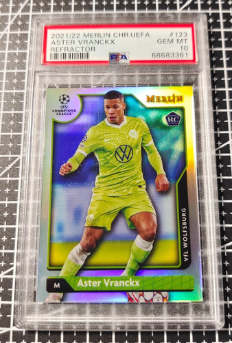 Aster Vranckx 2021 Topps Merlin Chrome Refractor