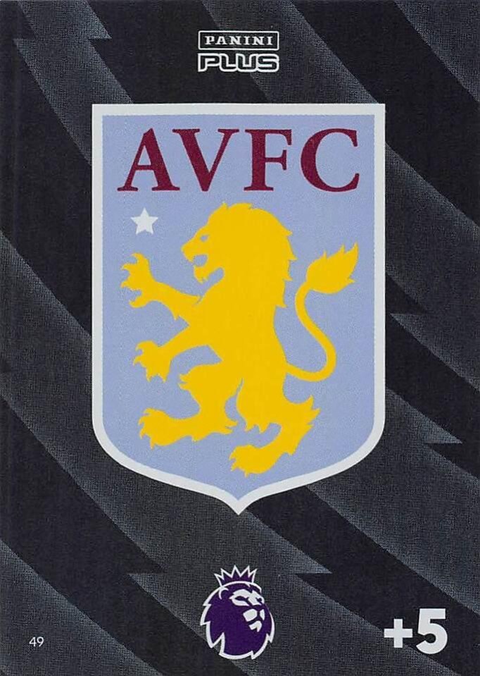 Aston Villa 2024 Panini Adrenalyn XL Premier League Plus