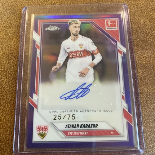 Atakan Karazor 2026 Topps Chrome Purple /75