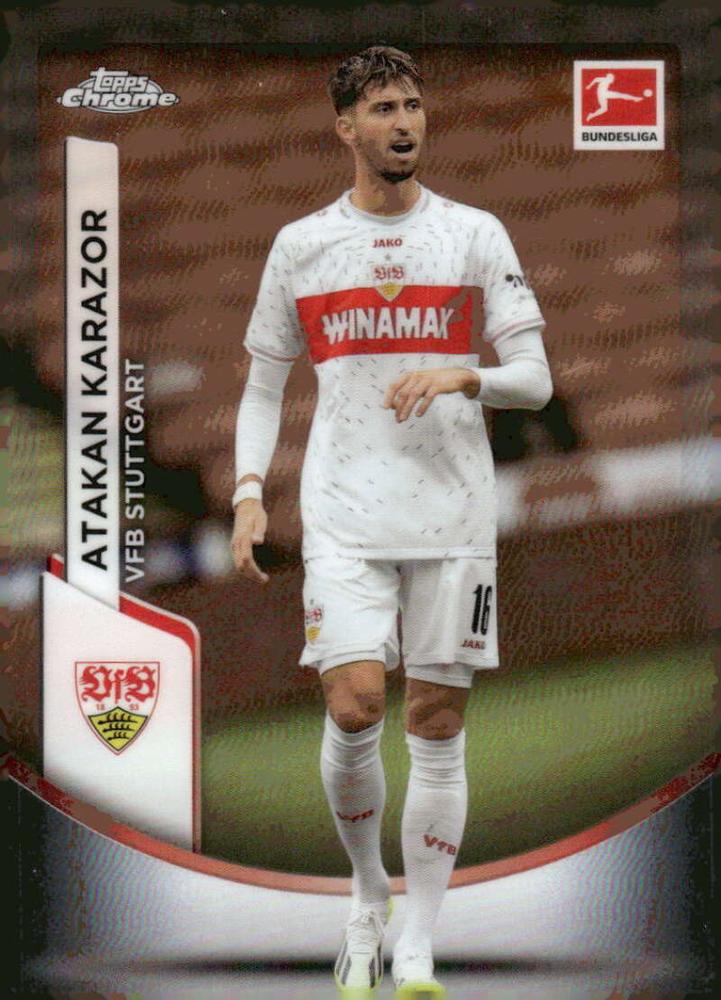 Atakan Karazor 2023 Topps Chrome Bundesliga