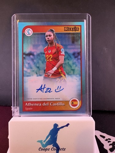 Athenea Del Castillo 2025 Topps Merlin Chrome /99