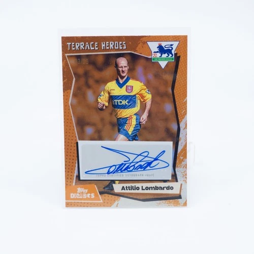Attilio Lombardo 2025 Topps Decades EPL Orange /25