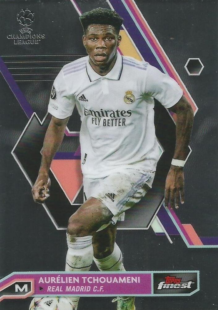 Aurélien Tchouameni 2022 Topps Finest UEFA 48