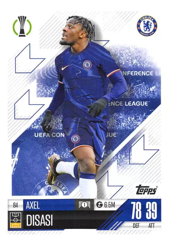 Axel Disasi 2024 Topps Match Attax UEFA Club Competitions