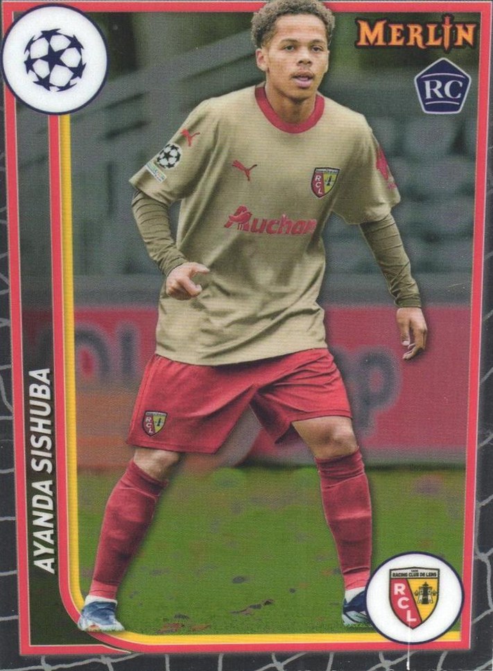Ayanda Sishuba 2023 Topps Merlin UEFA Club Competitions