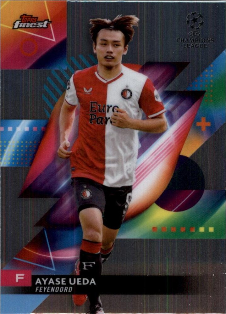 Ayase Ueda 2023 Topps Finest UEFA Club Competitions