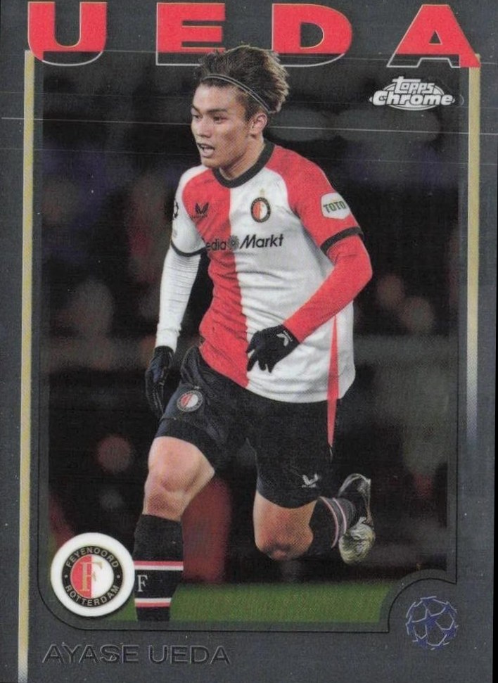 Ayase Ueda 2024 Topps Chrome UEFA Club Competitions