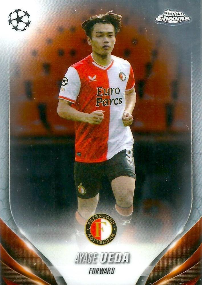 Ayase Ueda 2023 Topps Chrome UEFA Club Competitions