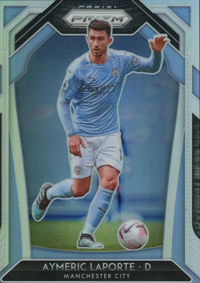 Aymeric Laporte 2020 Panini Prizm Premier League Silver 94