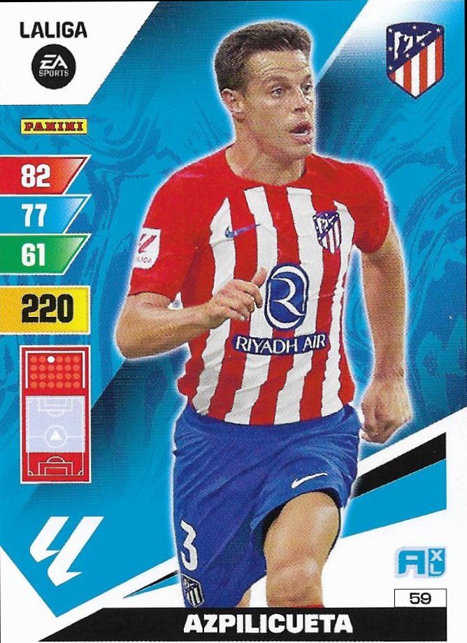 Azpilicueta 2023 Panini Adrenalyn XL La Liga