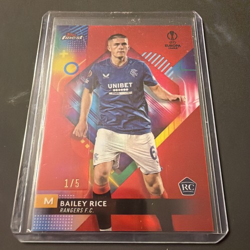 Bailey Rice 2023 Topps Finest Red Refractor /5