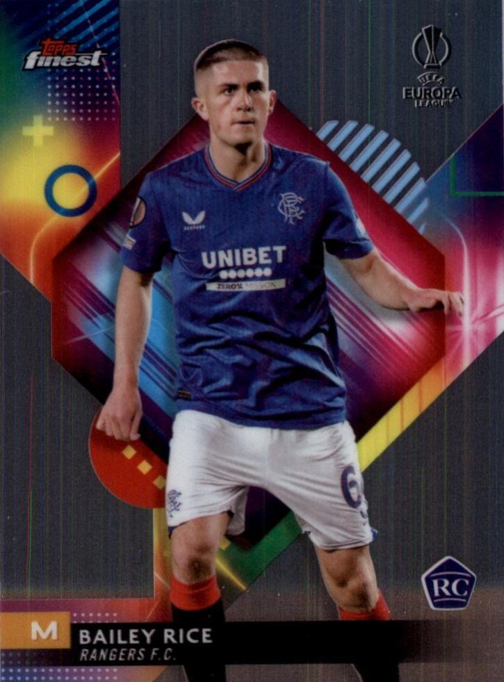 Bailey Rice 2023 Topps Finest UEFA Club Competitions