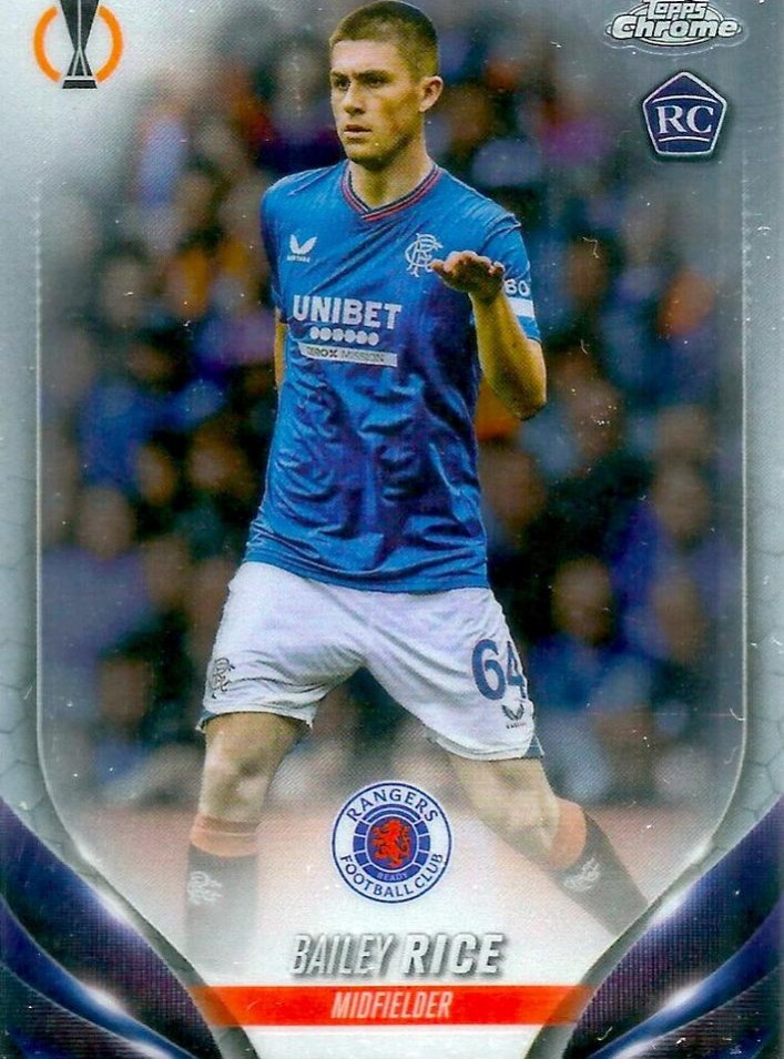 Bailey Rice 2023 Topps Chrome UEFA Club Competitions