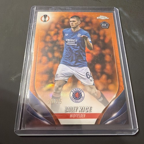 Bailey Rice 2024 Topps UEFA Club Competitions Orange /25