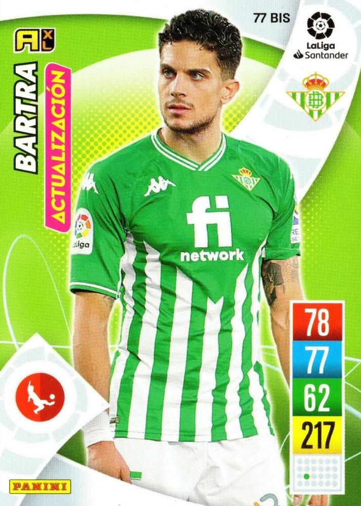 Bartra 2021 Panini Adrenalyn XL La Liga