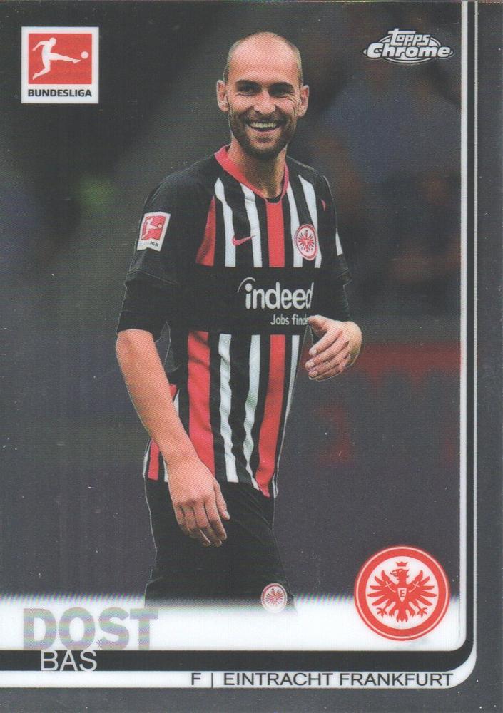 Bas Dost 2019 Topps Chrome Bundesliga 42