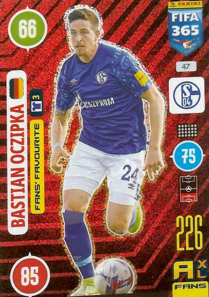 Bastian Oczipka 2021 Panini Adrenalyn XL FIFA 365