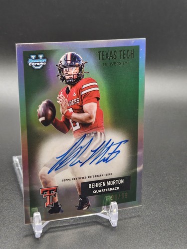Behren Morton 2025 Topps Bowman University /99