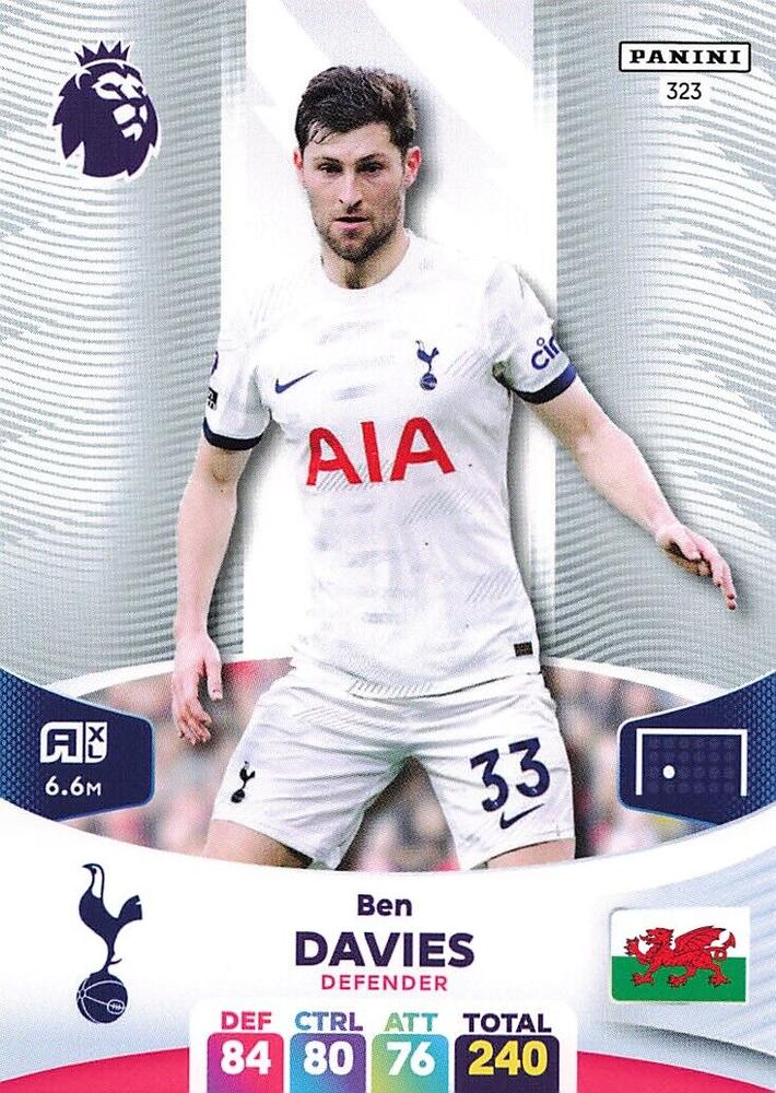 Ben Davies 2024 Panini Adrenalyn XL Premier League