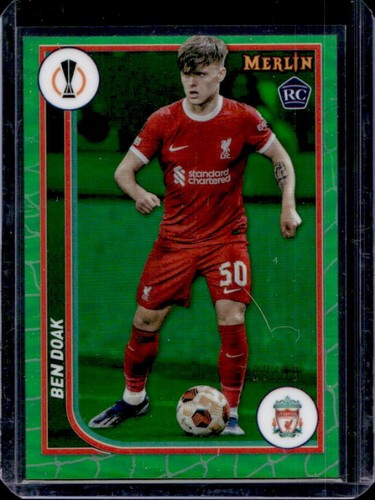 Ben Doak 2023 Topps Chrome Merlin UEFA Green Refractor /99