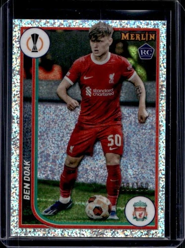 Ben Doak 2023 Topps Chrome Merlin UEFA Speckle Refractor /150