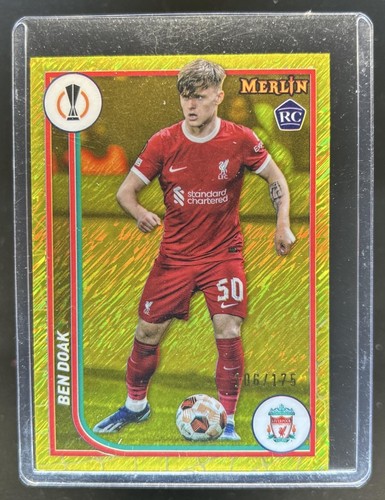 Ben Doak 2024 Topps Chrome Merlin Yellow Refractor /175