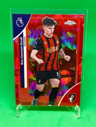 Ben Doak 2025 Topps Chrome Sapphire Red /5