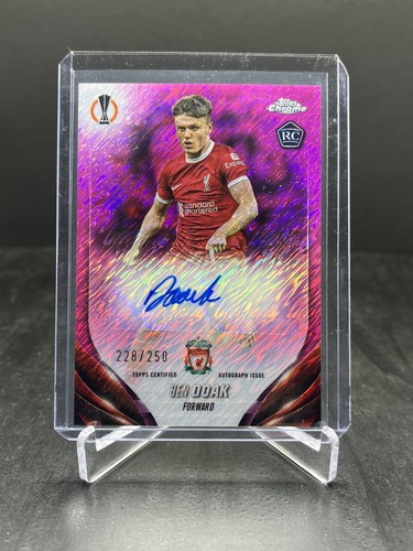 Ben Doak 2023 Topps Chrome UEFA Pink Shimmer /250