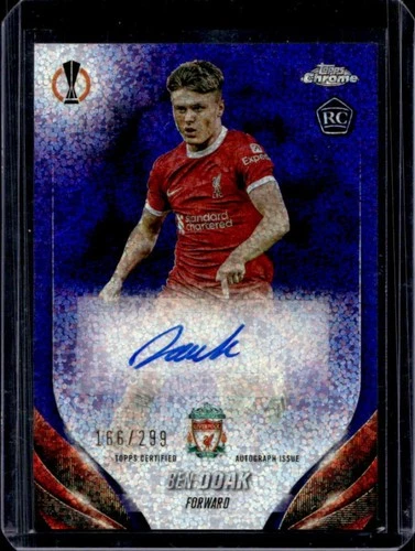 Ben Doak 2023 Topps Chrome UEFA Violet Speckle /299