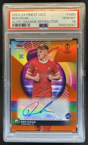 Ben Doak 2024 Topps Finest Orange Refractor /25