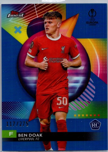 Ben Doak 2023 Topps Finest Sky Blue Refractor /275