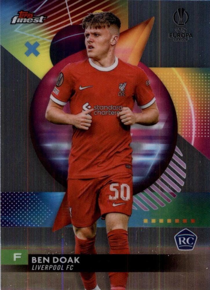 Ben Doak 2023 Topps Finest UEFA Club Competitions