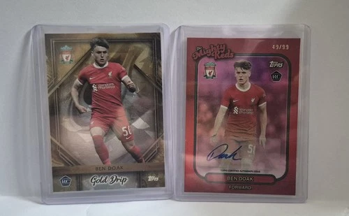 Ben Doak 2023 Topps Liverpool 23/24 Team Set /99