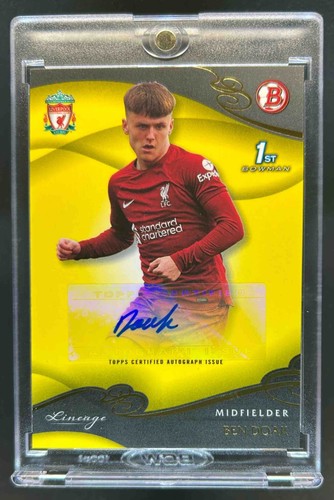 Ben Doak 2022 Topps Liverpool Lineage Giallo /75