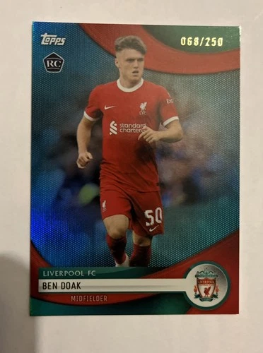 Ben Doak 2023 Topps Liverpool Team Set Green /250