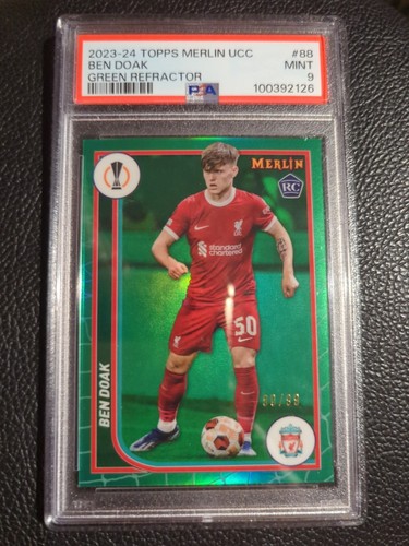Ben Doak 2023 Topps Merlin Chrome Green Refractor /99
