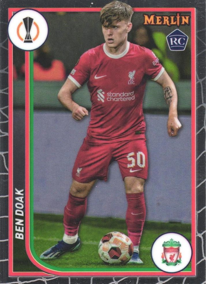Ben Doak 2023 Topps Merlin UEFA Club Competitions