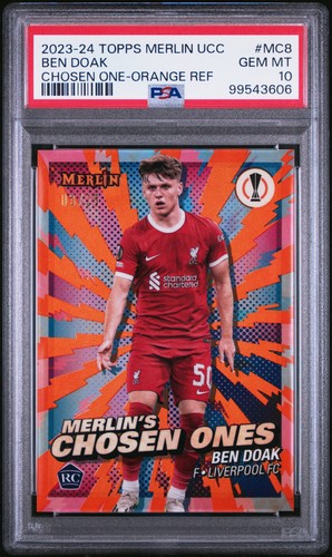 Ben Doak 2023 Topps Merlin UEFA Club Competitions Orange /25