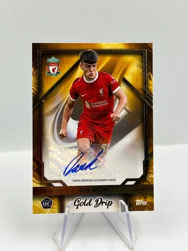 Ben Doak 2024 Topps Team Set Liverpool FC 23/24 Gold