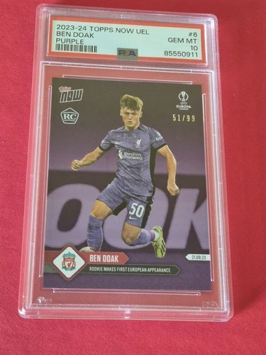 Ben Doak 2023 Topps Now UEFA Europa League /99