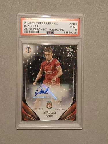 Ben Doak 2023 Topps UEFA Champions League Black Icy Foilboard 8/10