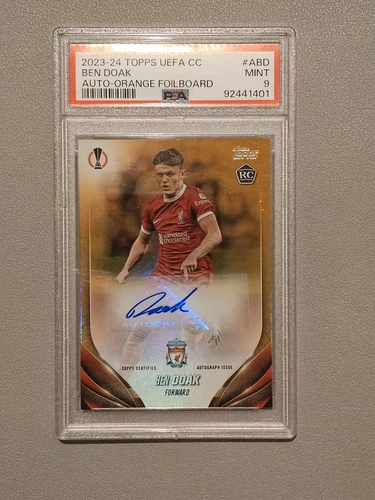 Ben Doak 2023 Topps UEFA Champions League Orange Foilboard /25