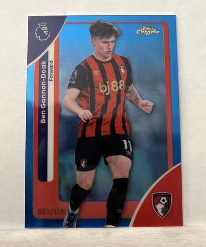 Ben Gannon-Doak 2025 Topps Chrome Blue Refractor /150