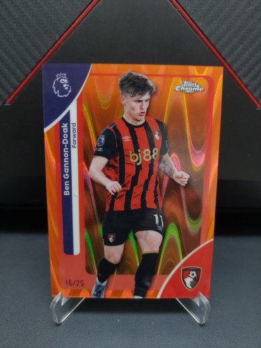Ben Gannon-Doak 2025 Topps Chrome Orange Raywave /25